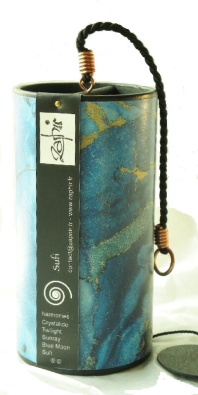 ZAPHIR Windspiel Blue Moon, Farbe blau - Nummer 17