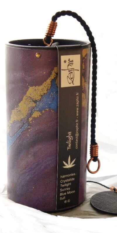 ZAPHIR Windspiel Blue Moon, Farbe violett blau - Nummer 19